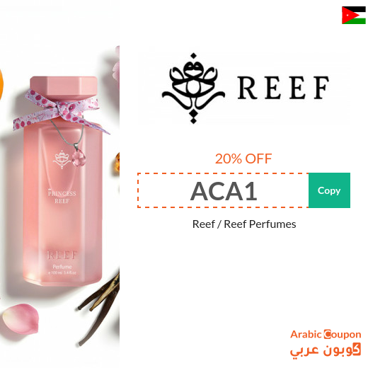 Reef Perfumes promo code "ACA1" on all purchases