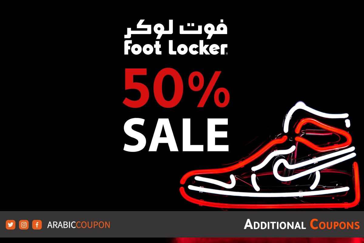 Shop online with FootLocker 50% SALE in 