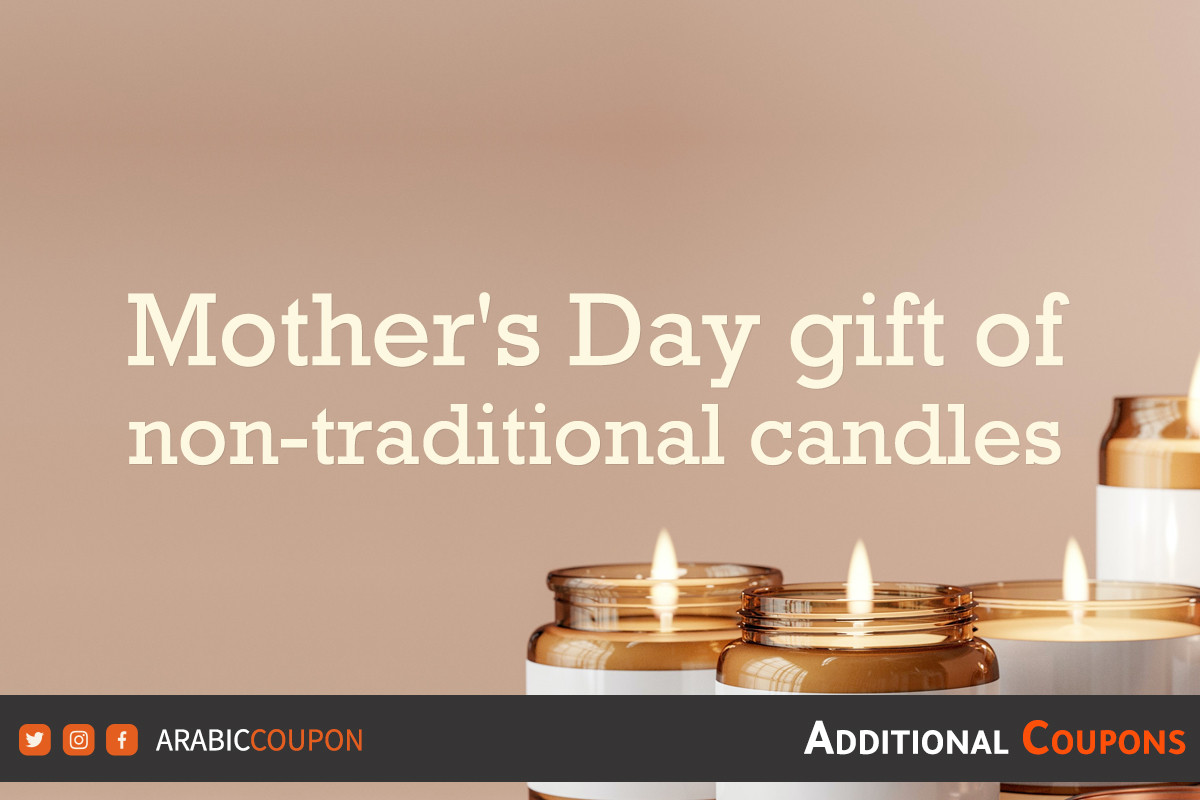 Candles with unique designs for the most beautiful Mother's Day gift